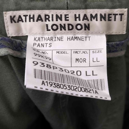 キャサリンハムネットロンドン KATHARINE HAMNETT LONDON ベイカーパンツ メンズ LL
