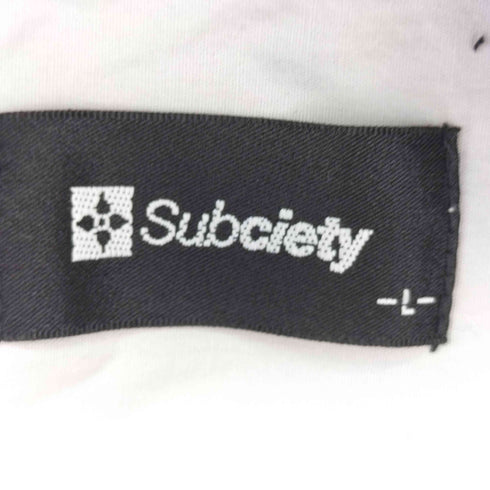 サブサエティ Subciety バック刺繍 開襟シャツ メンズ JPN:L