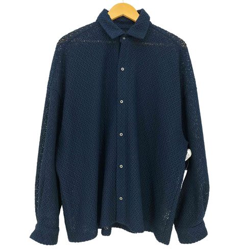 クレイル CLEL Balloon Sleeves Loose Lace Shirt バルーン袖 ルーズ レースシャツ メンズ JPN:S