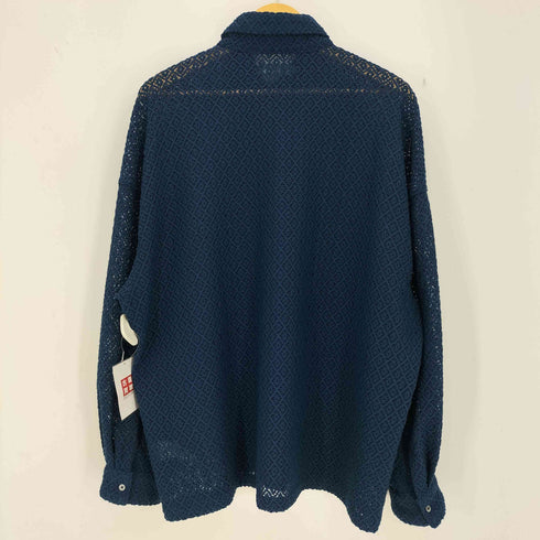 クレイル CLEL Balloon Sleeves Loose Lace Shirt バルーン袖 ルーズ レースシャツ メンズ JPN:S