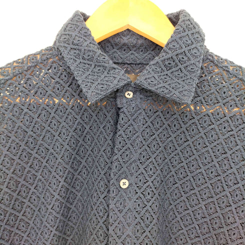 クレイル CLEL Balloon Sleeves Loose Lace Shirt バルーン袖 ルーズ レースシャツ メンズ JPN:S