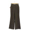 スロー バイスライ THROW by SLY NEP TWEED C P FLARE PT ネップ ツイード センタープレス フレアスラックスパンツ レディース 0