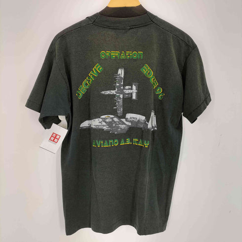 フルーツオブザルーム FRUIT OF THE LOOM 90s USA製 プリントクルーネックTシャツ メンズ JPN:L