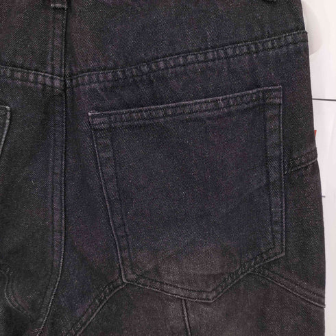 ARGUECULTURE FLONT ZIP MICRO FLARE DENIM PANTS メンズ JPN:S