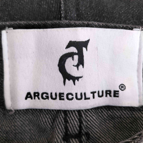 ARGUECULTURE FLONT ZIP MICRO FLARE DENIM PANTS メンズ JPN:S