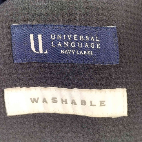 ユニバーサルランゲージ UNIVERSAL LANGUAGE ウォッシャブル テーラードジャケット メンズ JPN:M