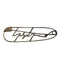 ヨウジヤマモト Yohji Yamamoto Signature Logo Pin ロゴ ピン ブローチ メンズ