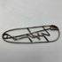 ヨウジヤマモト Yohji Yamamoto Signature Logo Pin ロゴ ピン ブローチ メンズ