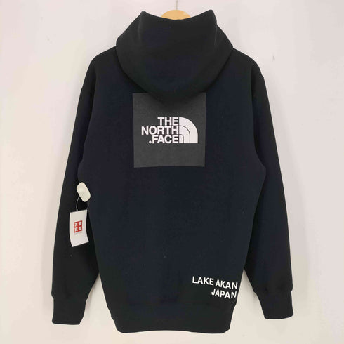 ザノースフェイス THE NORTH FACE 阿寒湖 バックボックスロゴプリントプルオーバーパーカー メンズ JPN:L