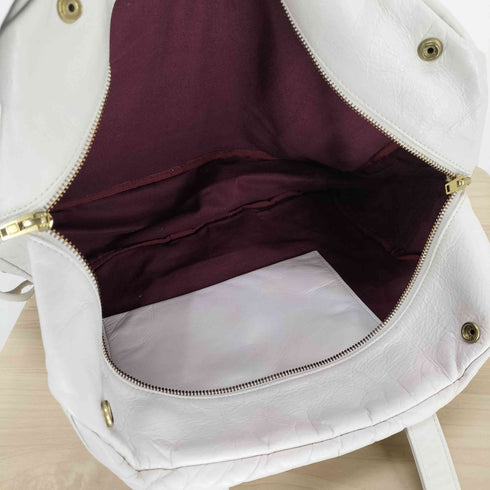 アンダーカバー UNDERCOVER 22AW LEATHER RIDERS BAG WE MAKE NOISE NOT CLOTHES ライダース デザイン レザー トート バッグ メンズ