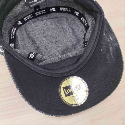ニューエラ NEW ERA ペイント 総柄 キャップ メンズ 7 3/8
