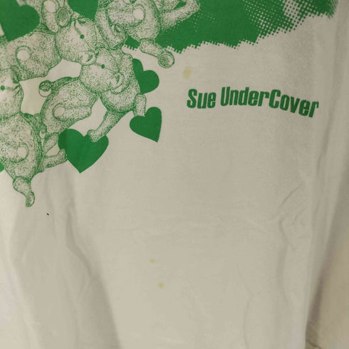 スーアンダーカバー Sue UNDERCOVER 20SS 熊 クマ グラフィック プリント 半袖 Tシャツ レディース JPN:1