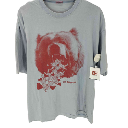 スーアンダーカバー Sue UNDERCOVER 20SS 熊 クマ グラフィック プリント 半袖 Tシャツ レディース JPN:2