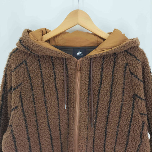 レッドイヤー RED EAR 20AW ストライプ ボア フーデッド ブルゾン メンズ JPN:M