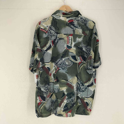 SUUMA 総柄開襟ボックスシャツ メンズ import:XL