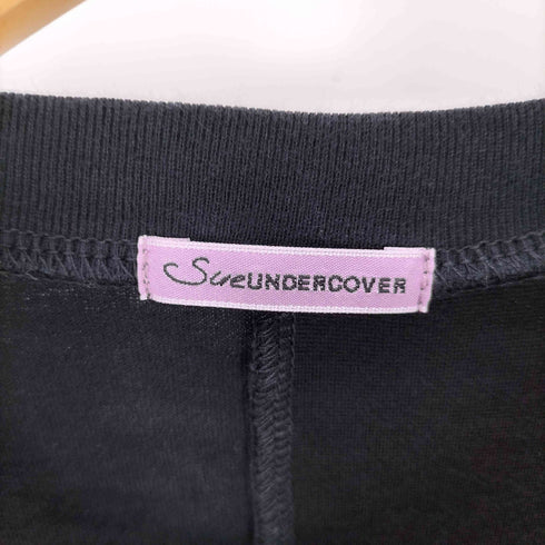 スーアンダーカバー Sue UNDERCOVER ギャザー フリル 切替 半袖 Tシャツ レディース JPN:1