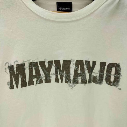 チャンピオン Champion ×Seguick MAYMAYJO ラメ プリント Tシャツ メンズ import:L