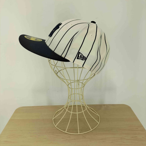 ニューエラ NEW ERA 59FIFTY LOW pROFILE ベースボール チーム ロゴ 刺繍 6パネル ストライプ キャップ メンズ 7 1/2