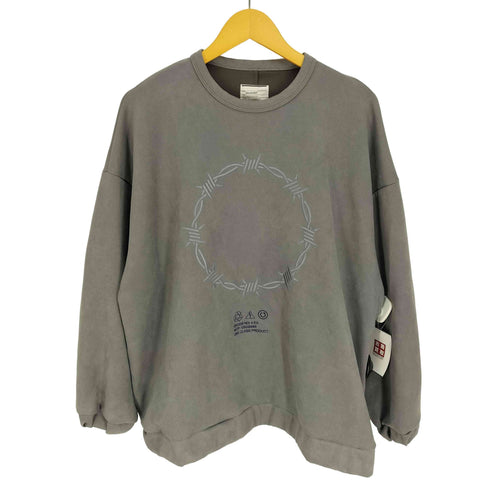 シャリーフ SHAREEF BARBED WIRE MICRO SUEDE SWEAT バーブド ワイヤー マイクロ スウェード スウェット メンズ JPN:1