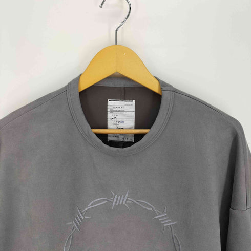 シャリーフ SHAREEF BARBED WIRE MICRO SUEDE SWEAT バーブド ワイヤー マイクロ スウェード スウェット メンズ JPN:1