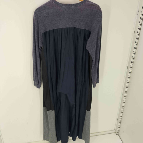 スーアンダーカバー Sue UNDERCOVER 20SS スウェット ドッキング ギャザー OP ワンピース レディース JPN:1