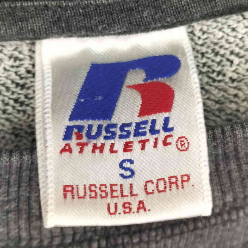 ラッセルアスレチック RUSSELL ATHLETIC ロゴ刺繍 前V クルーネックスウェット メンズ JPN:S