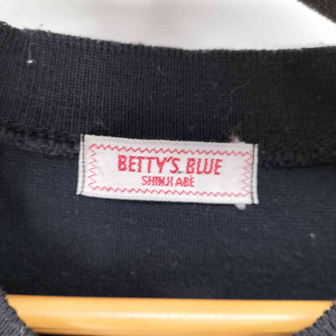 BETTY‘S BLUE SHINJI ABE ユニオンジャック リボンデザイン 切替 チェックワンピース レディース JPN:9号