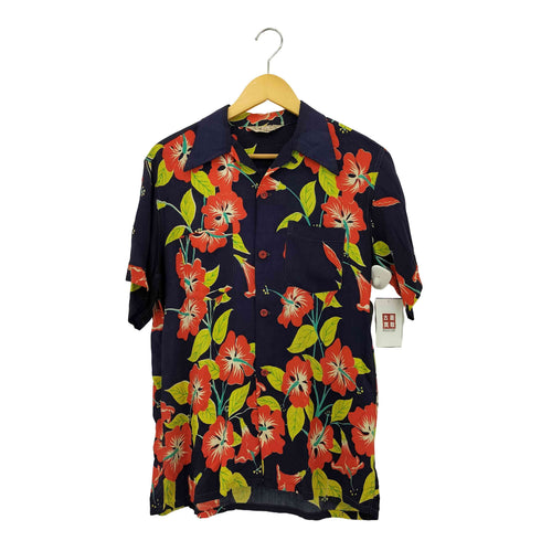 ARTVOGUE 50s 花柄 レーヨン アロハシャツ メンズ import:M