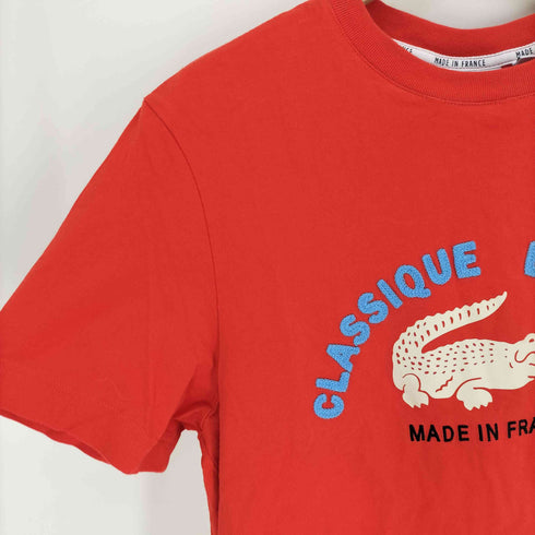 ラコステ LACOSTE カレッジロゴ オーガニック コットン Tシャツ メンズ import:S