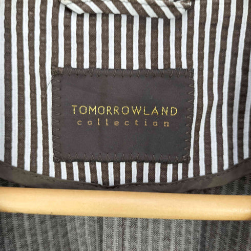 トゥモローランドコレクション TOMORROWLAND collection シルキーサッカー ピークドラペルジャケット レディース JPN:36