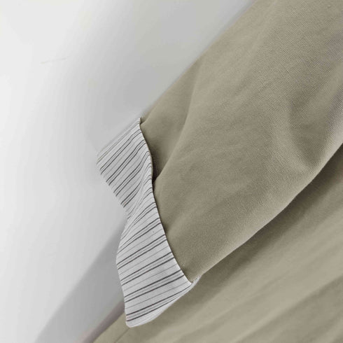 アーペーセー A.P.C. 裏地ストライプ コットン ステンカラー バルマカーン コート レディース 34