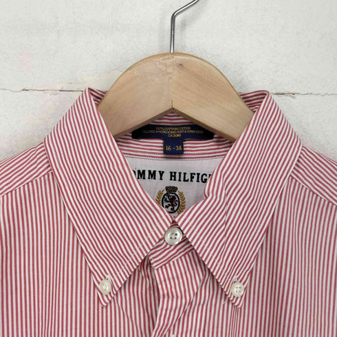 トミーヒルフィガー TOMMY HILFIGER ボタンダウンストライプシャツ メンズ 16-34