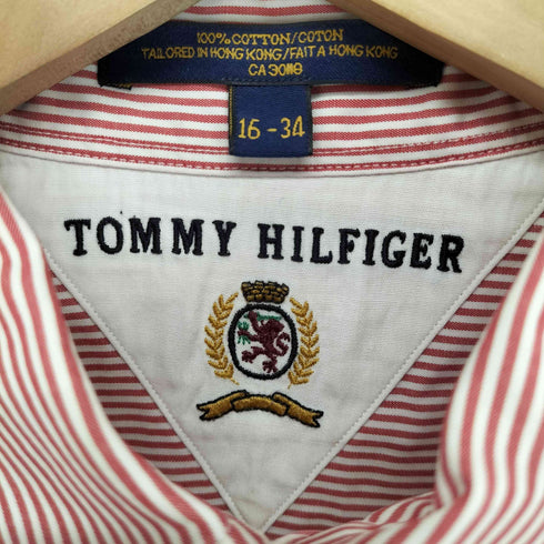 トミーヒルフィガー TOMMY HILFIGER ボタンダウンストライプシャツ メンズ 16-34
