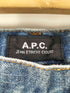 アーペーセー A.P.C. JEAN ETROIT COURT 5ポケット ボタンフライ テーパード デニム パンツ メンズ 28