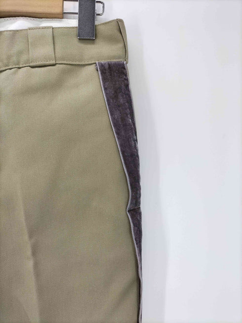スーアンダーカバー Sue UNDERCOVER 19SS コラボ ヴェルベット リボン テープ ロゴ 刺繍 874 ワークパンツ メンズ 29
