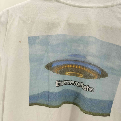 ディスイズネバーザット thisisneverthat UFO Tee 両面プリント 半袖 Tシャツ メンズ import:L