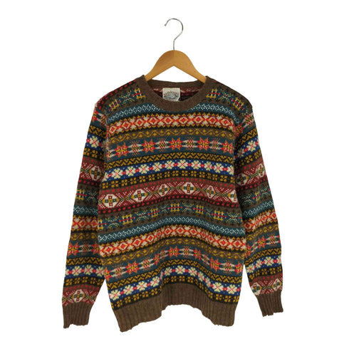 ジャミーソンズ jamiesons 90s 英国製 ウール フェアアイル クルーネックニット メンズ