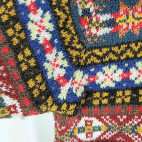ジャミーソンズ jamiesons 90s 英国製 ウール フェアアイル クルーネックニット メンズ