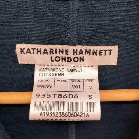 キャサリンハムネットロンドン KATHARINE HAMNETT LONDON ポリレーヨン チェスターコート メンズ import:S