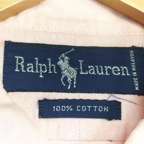 ラルフローレン RALPH LAUREN 90s ポニー刺繍 ボタンダウンシャツ メンズ