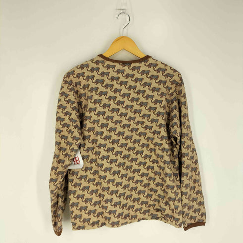 TURTLE KING 象 コットン ヘンリーネックシャツ メンズ import:L