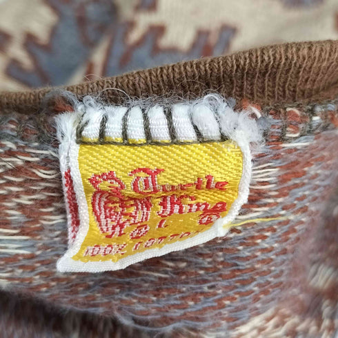 TURTLE KING 象 コットン ヘンリーネックシャツ メンズ import:L