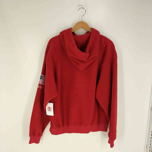 ポロスポーツラルフローレン POLO SPORT RALPH LAUREN 90s USA 星条旗 フリースプルオーバーパーカー メンズ import:L