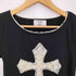 ジュエティ jouetie クロスレースドッキングTシャツ レディース JPN:M