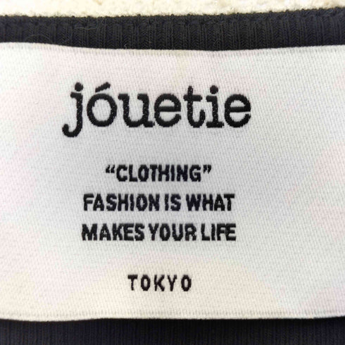ジュエティ jouetie クロスレースドッキングTシャツ レディース JPN:M