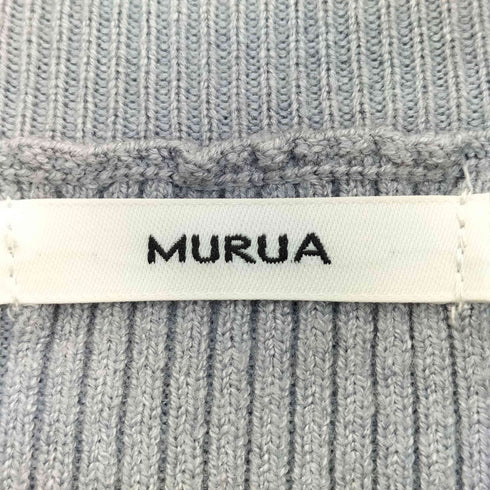 ムルーア MURUA メタリッククロップトニット レディース FREE
