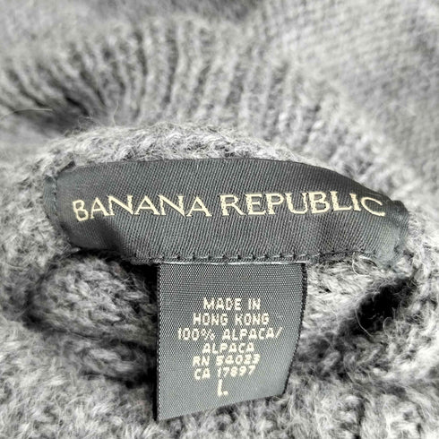 バナナリパブリック BANANA REPUBLIC 00s アルパカ100 タートルネックニット メンズ import:L