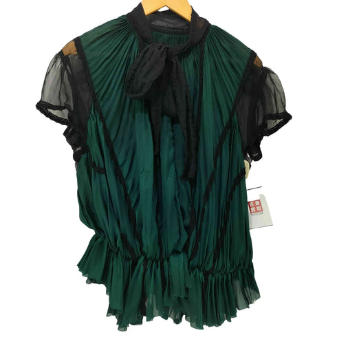 サカイ Sacai プリーツ レース切替 シースルーブラウス レディース JPN:1