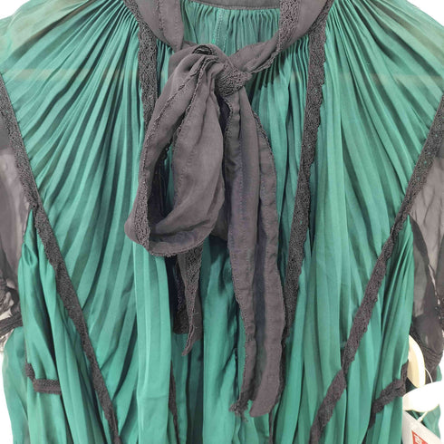 サカイ Sacai プリーツ レース切替 シースルーブラウス レディース JPN:1