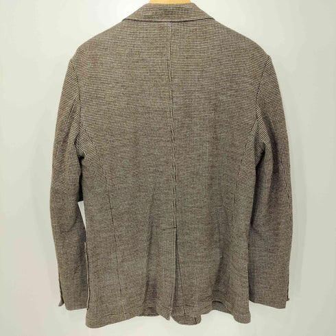 アシュワース ASHWORTH 千鳥格子 ウール混 シングル テーラード ジャケット メンズ import:M